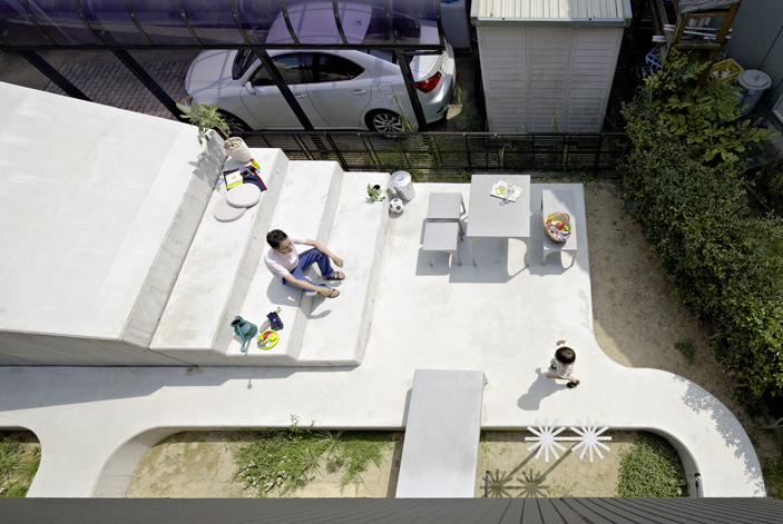 奈良県生駒市での住宅リフォームの庭のデザイン