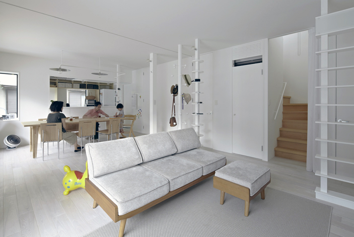 奈良県生駒市での住宅リフォームのリビングデザイン