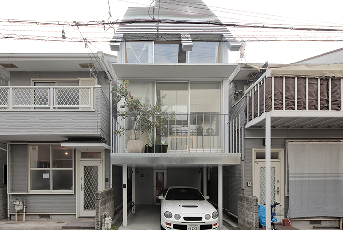 兵庫県神戸市に建つ戸建住宅 外観